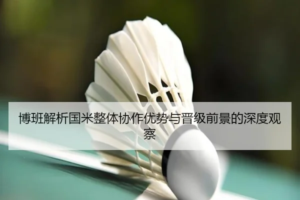 博班解析国米整体协作优势与晋级前景的深度观察